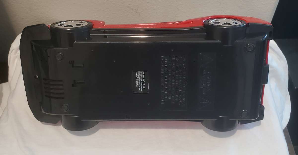 VINTAGE RED FERRARI F40 F40 VHS TAPE REWINDER VIDEO CASSETTE