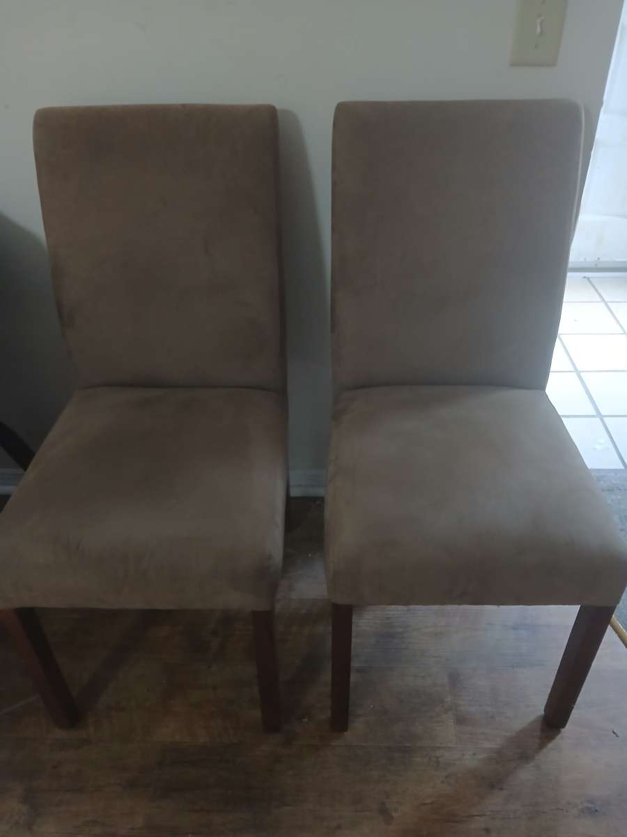 suede chairs