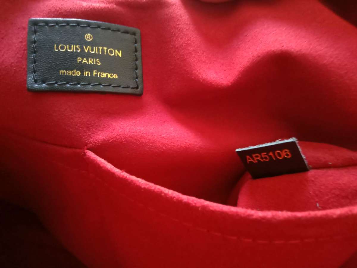 Loius Vuitton Monogram Tuileries BrownRed  in canvas