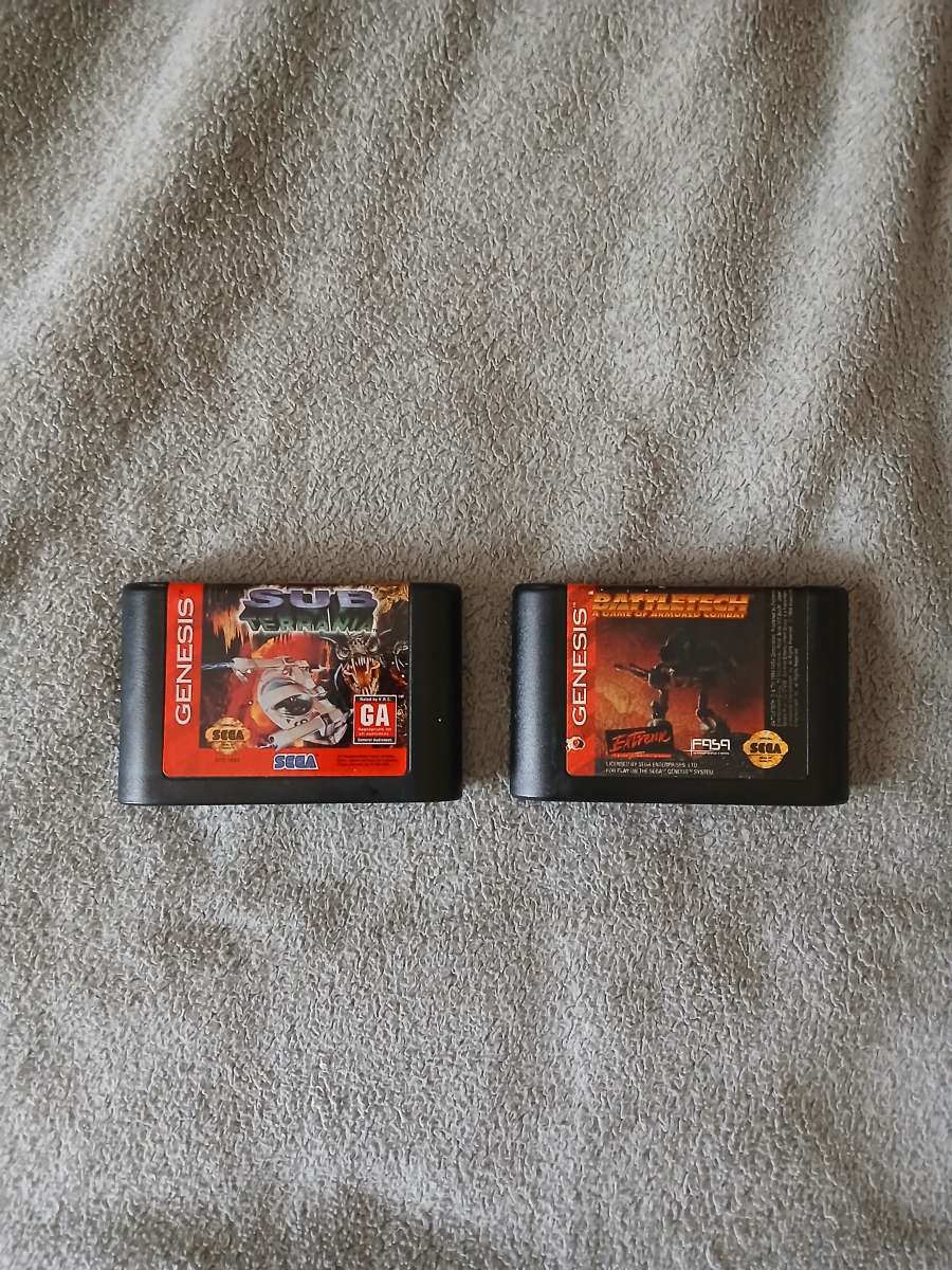 3 Sega Genesis Game Carts Only for Sega Genesis