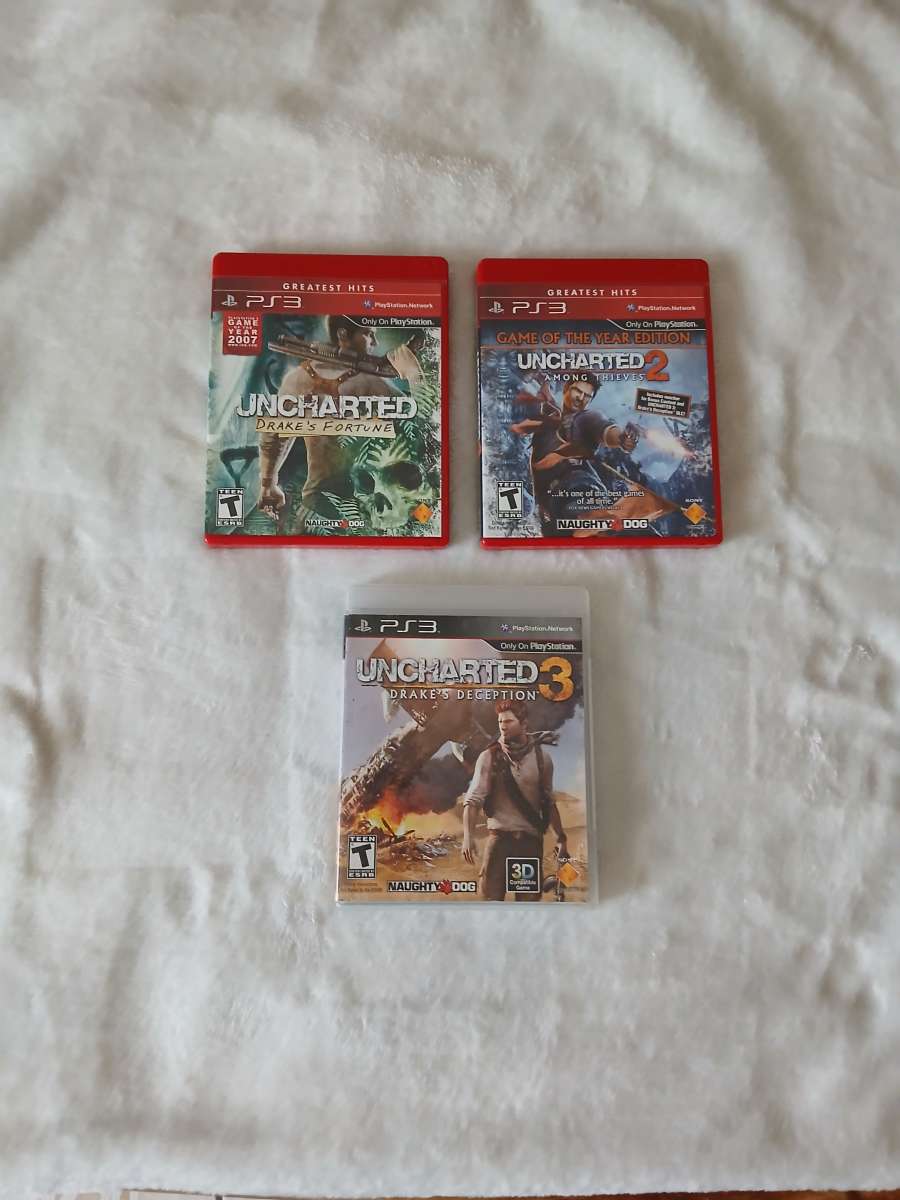 3 Uncharted Games for PlayStation 3