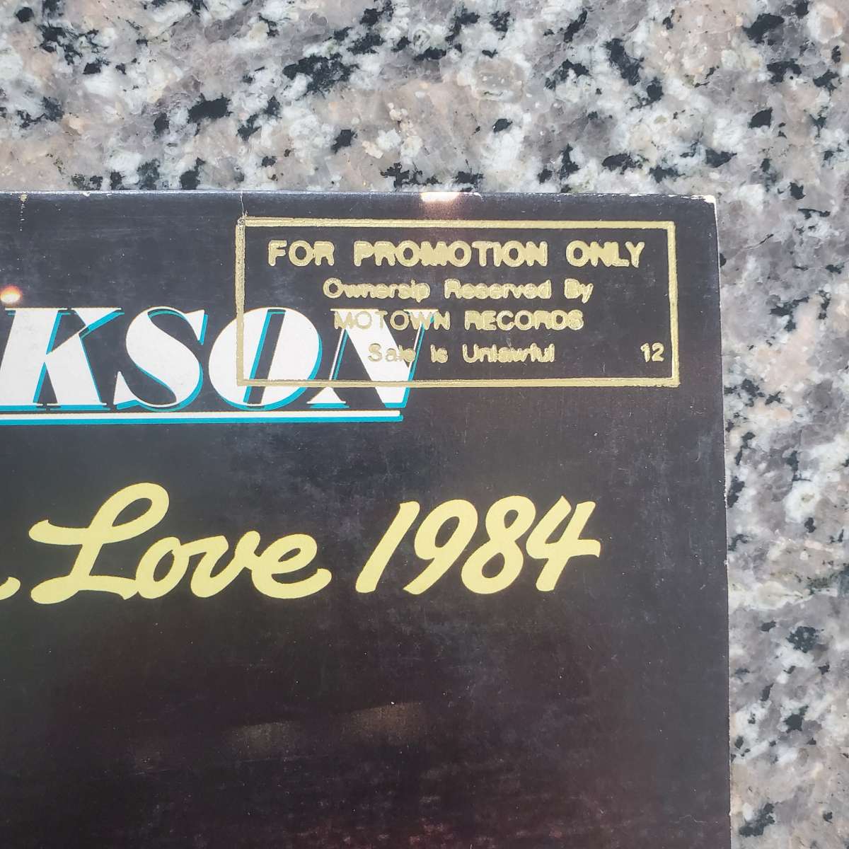 Rare Promo Michael Jackson Farewell My Summer Love LP Vinyl