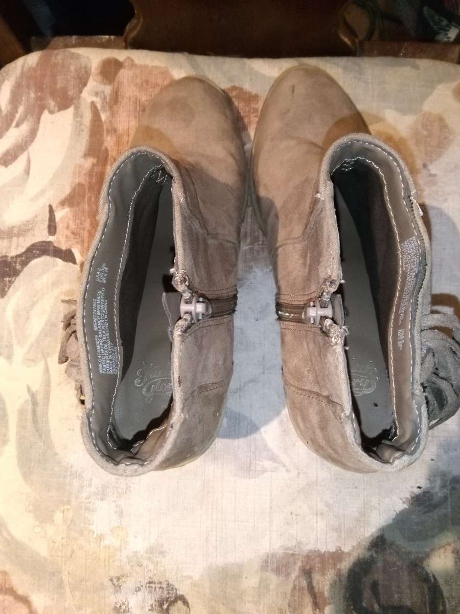 Womens Brown Suede Boots