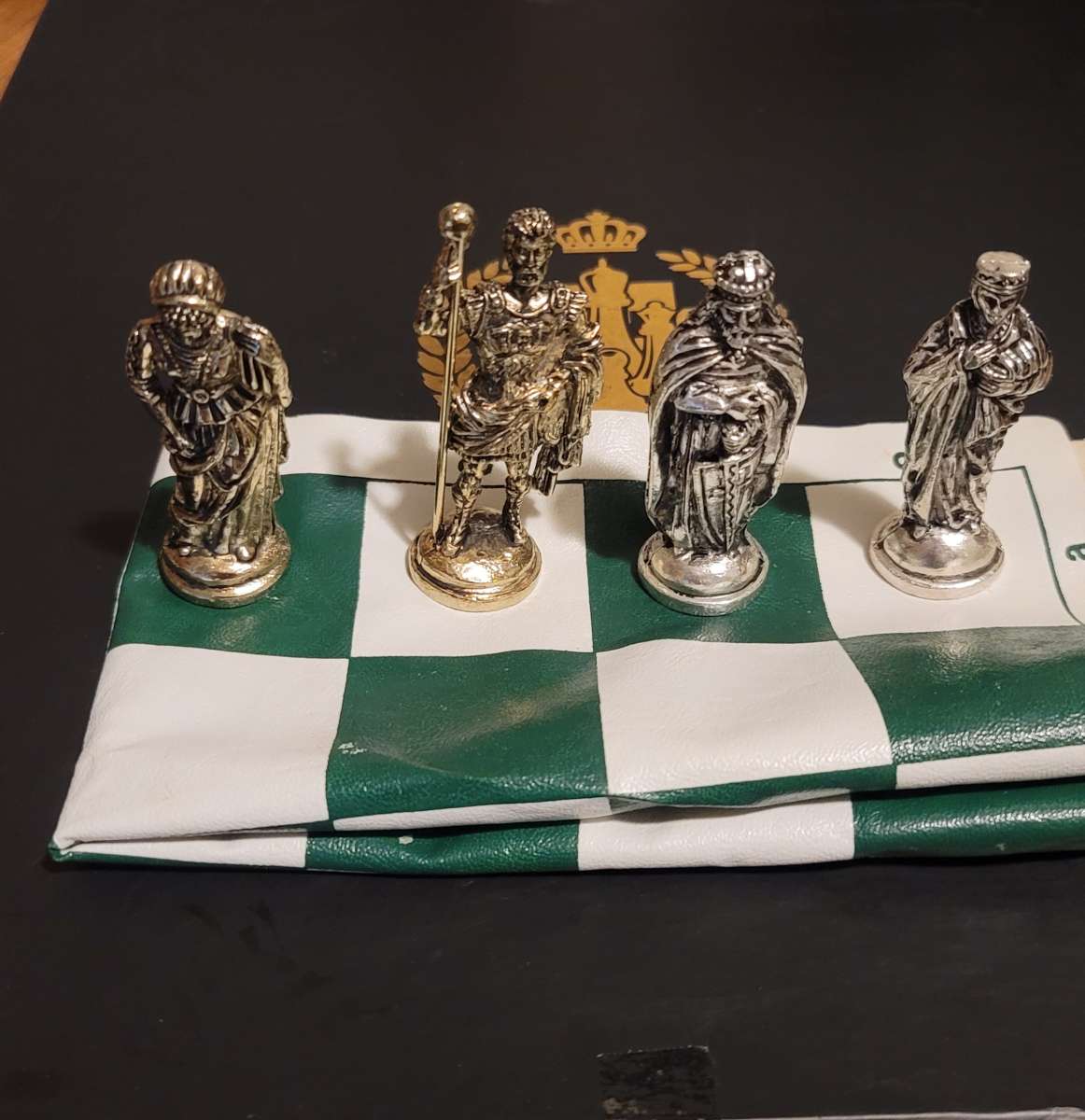 100 NEW Steel Chess Piece Set