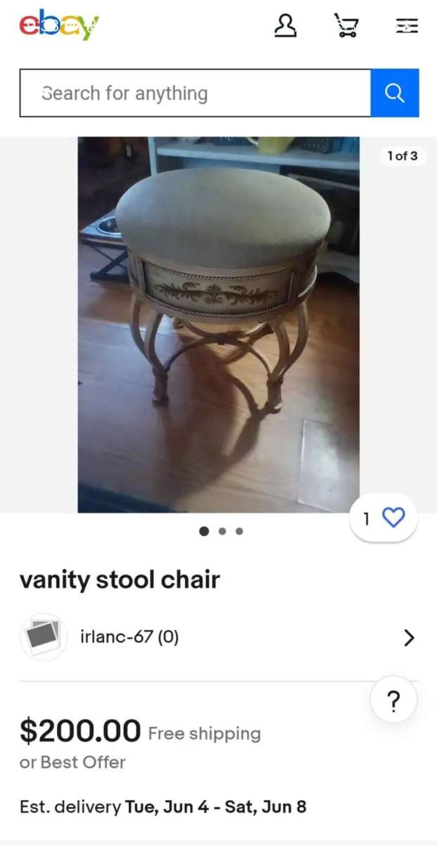 Vintage Stool Chair