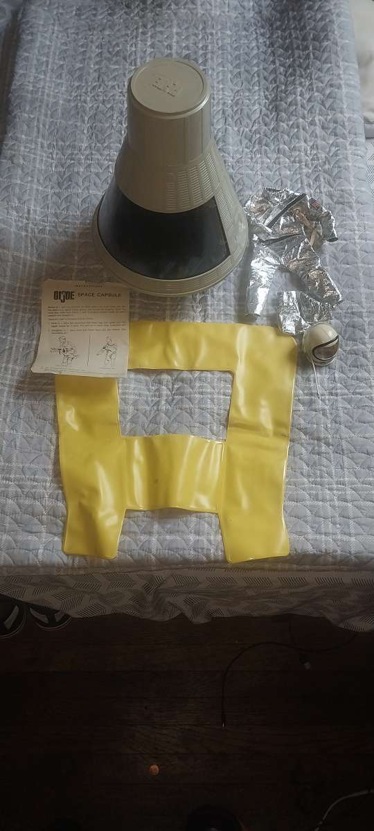 Antique GiJoe space capsule