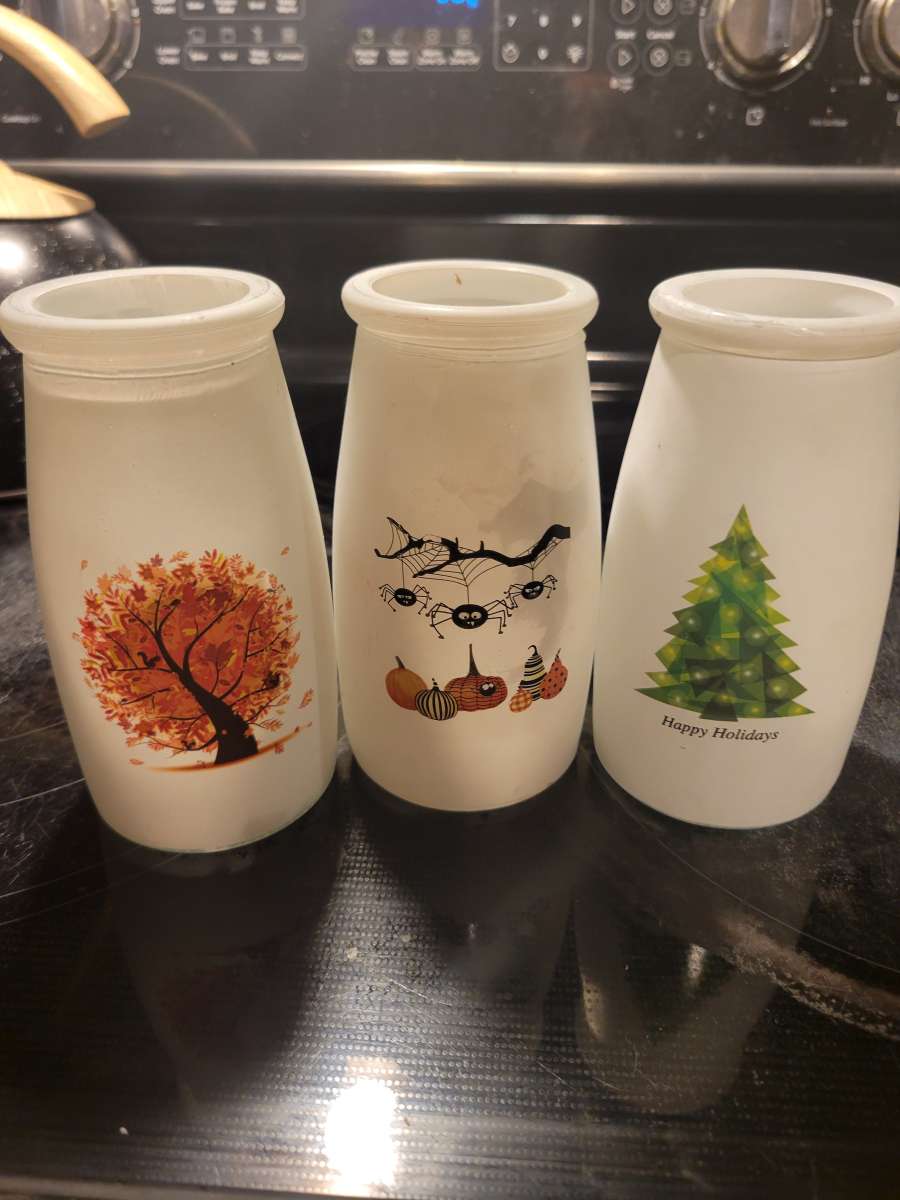 3 holiday jars