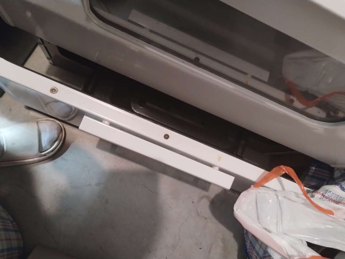 refrigerator and stove