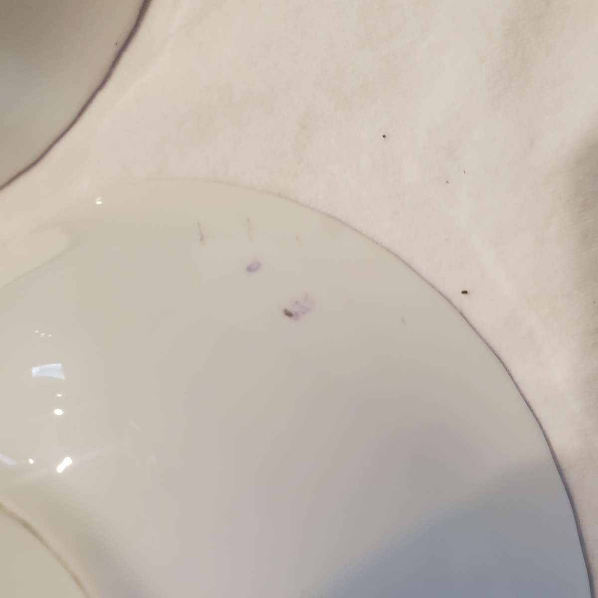 Set Of Two Vintage Lusterware Floral Patterened Bowls Japan