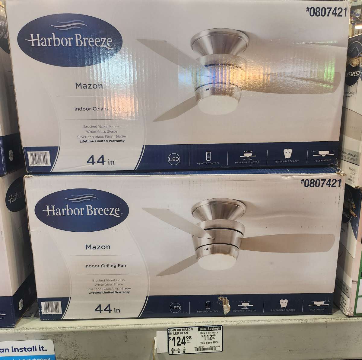 Harbor Breeze Mazon Ceiling Fan BRAND NEW