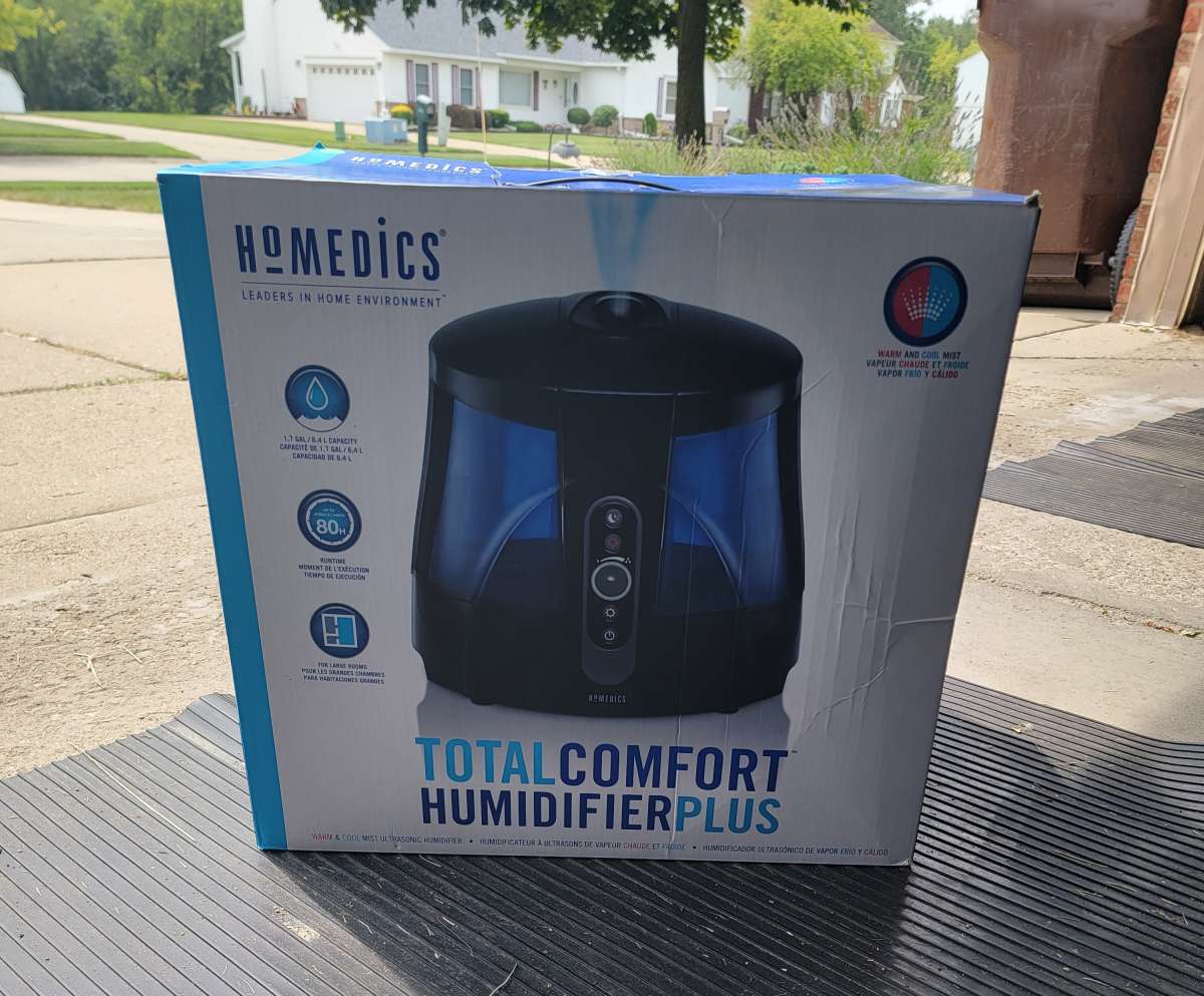 HoMedics Total Comfort Humidifier Plus Open Box