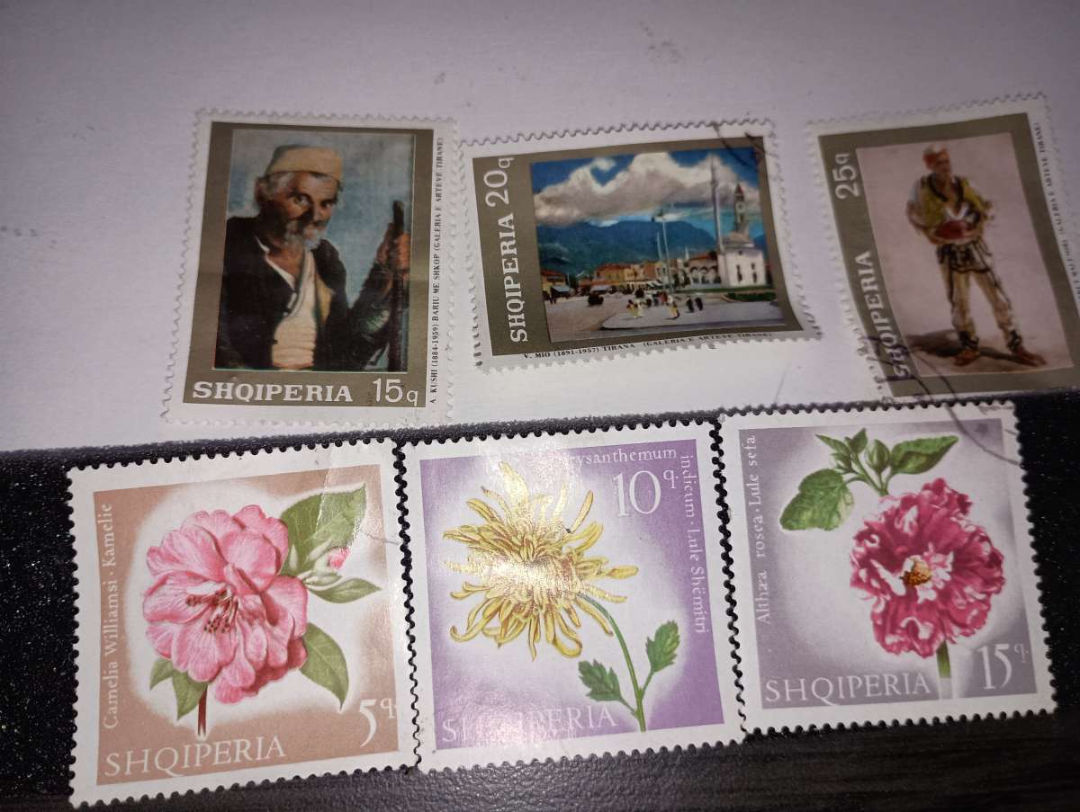 random Albania stamps