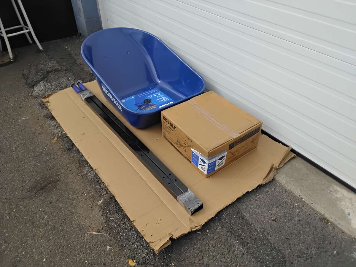 Brand New All Steel Kobalt Wheelbarrow Hardware Tire