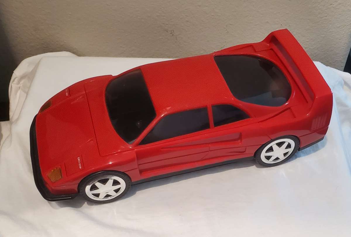 VINTAGE RED FERRARI F40 F40 VHS TAPE REWINDER VIDEO CASSETTE