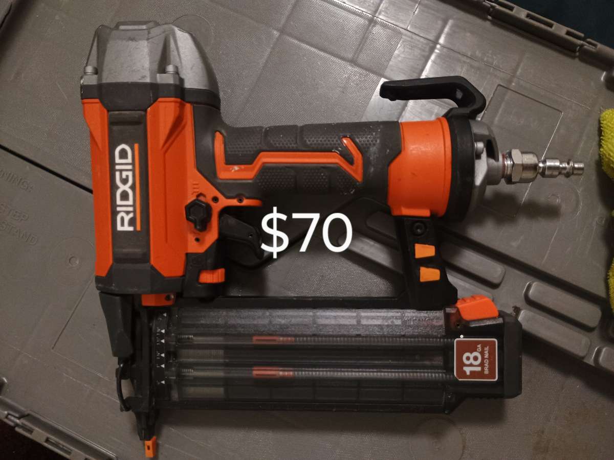 Ridgid 18gauge stapler