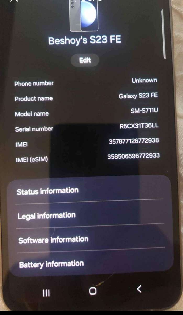 Unlocked Samsung Galaxy S23 Fe