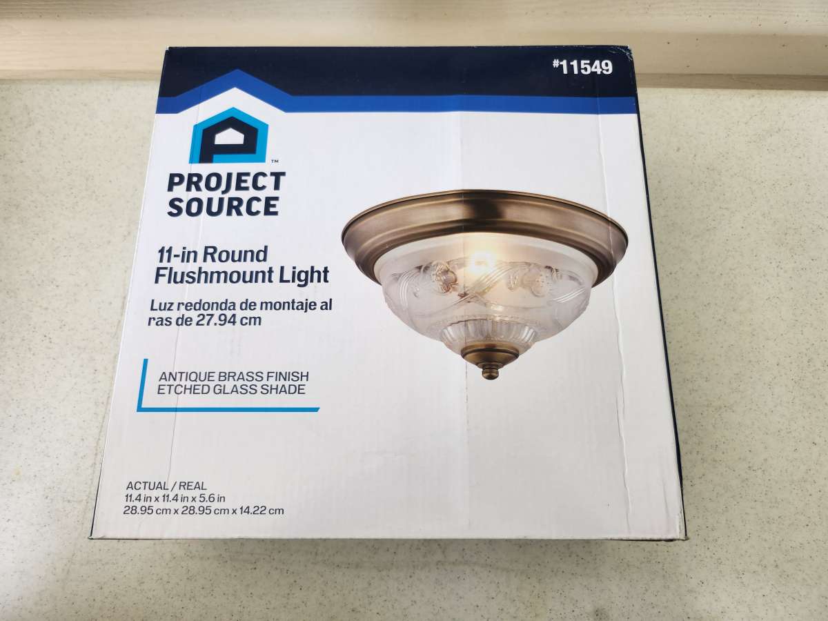 Project Source Round Flushmount Light
