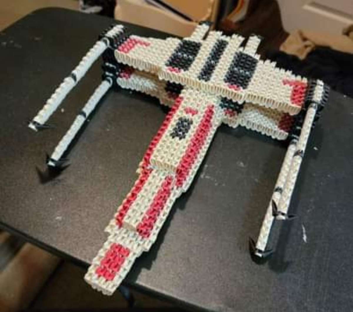 3d origami star wars spaceship that I did