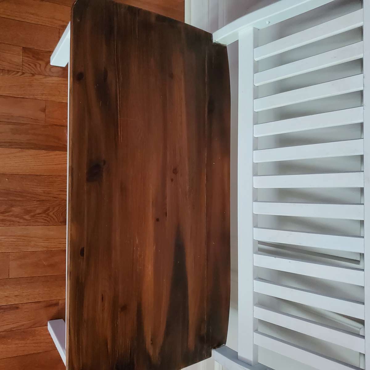 Wooden Bench W Storage