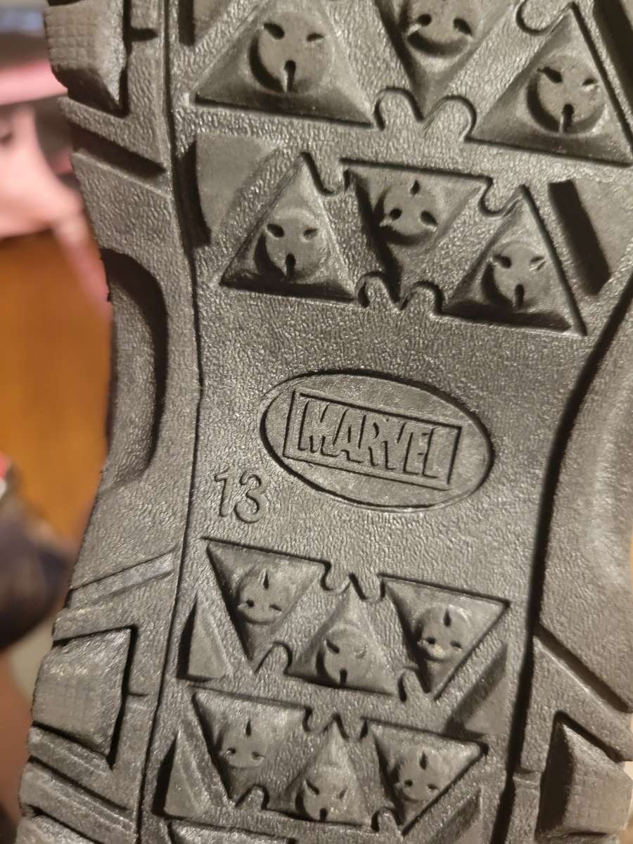 SpiderMan boy size 13 boots