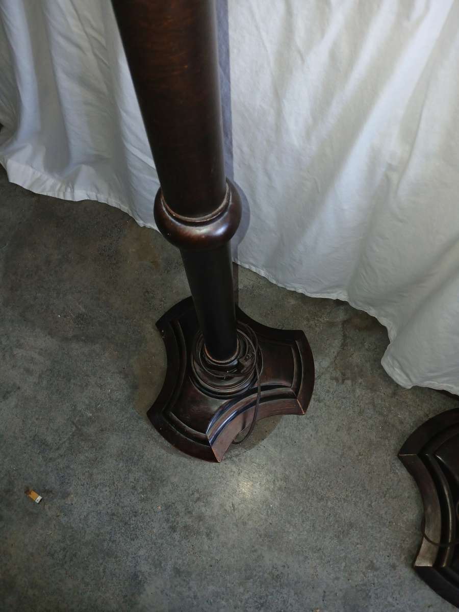 antique torchiere floor lamps