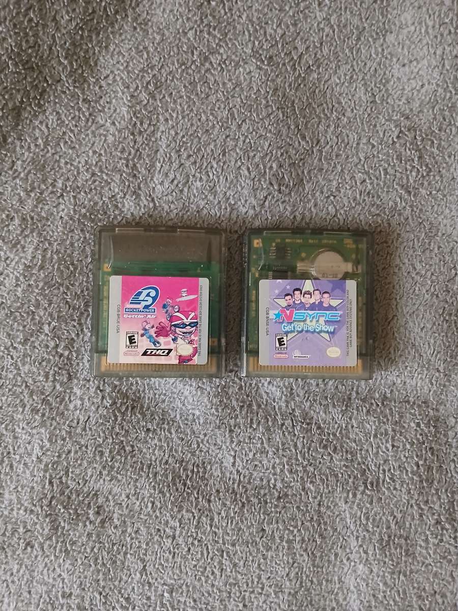 2 Gameboy Color Game Carts Only for Nintendo Gameboy Color