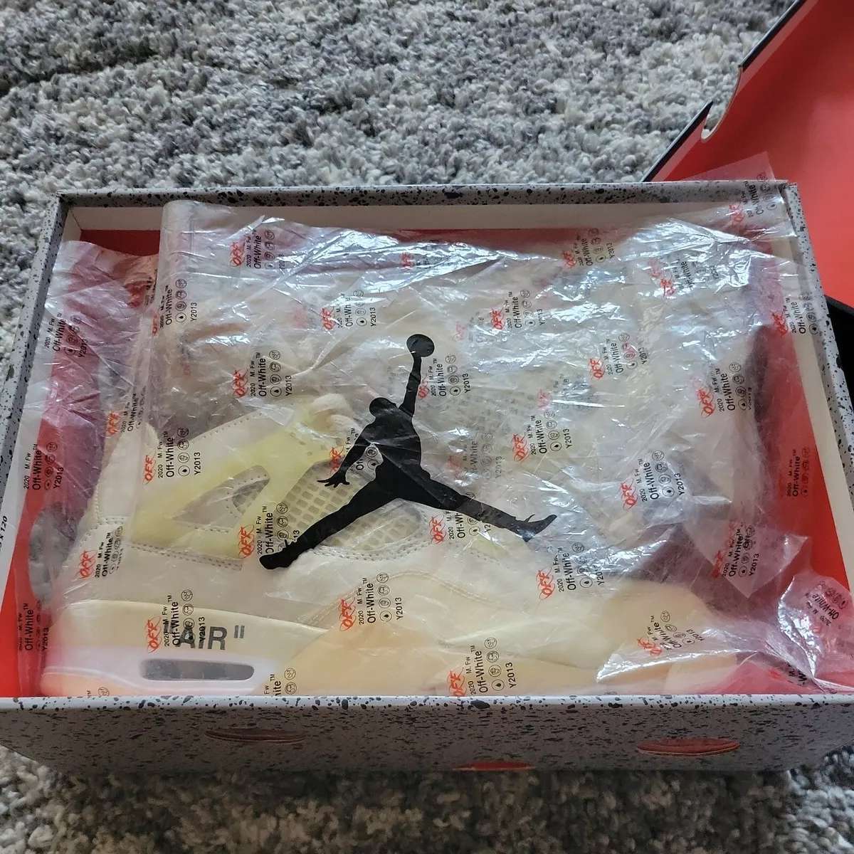Off White Jordan 4s Sail all sizes