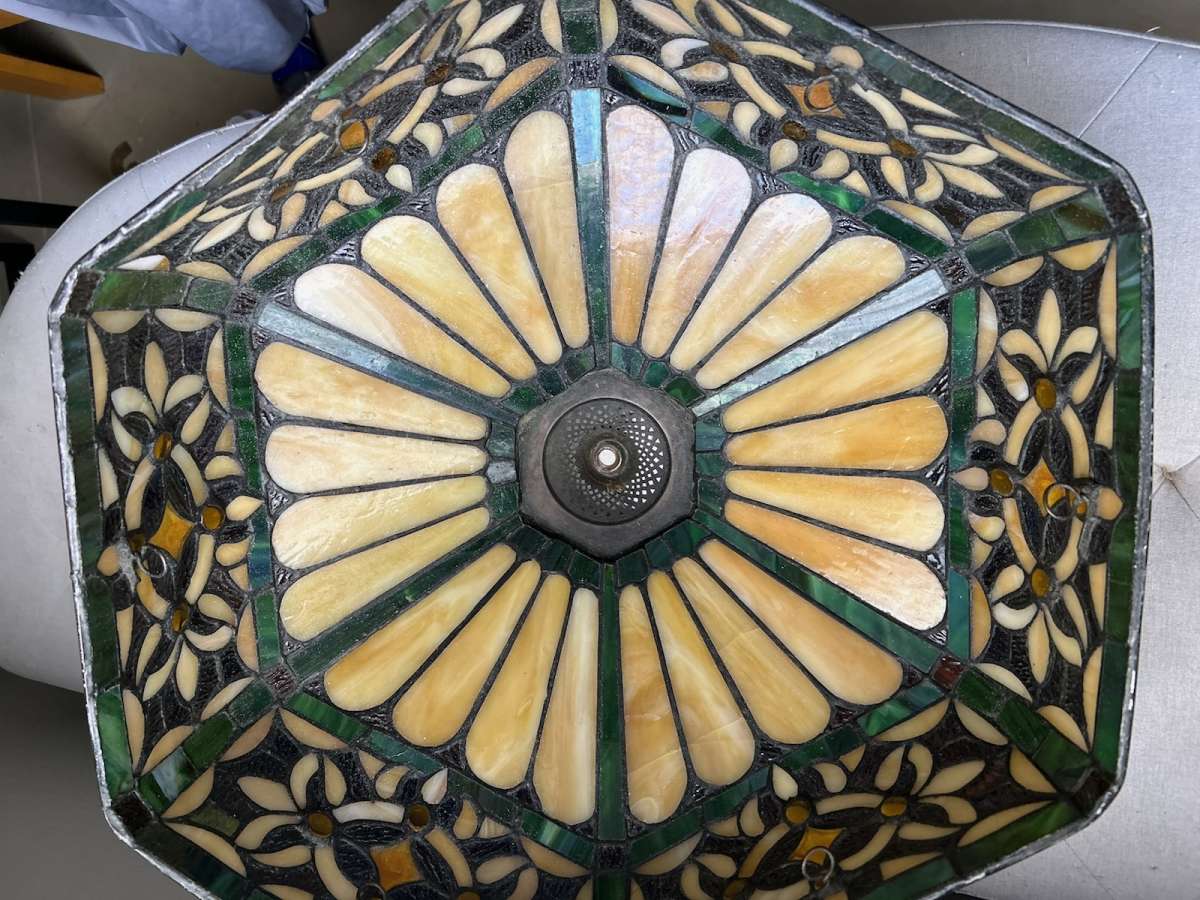 old vintage lamp shade