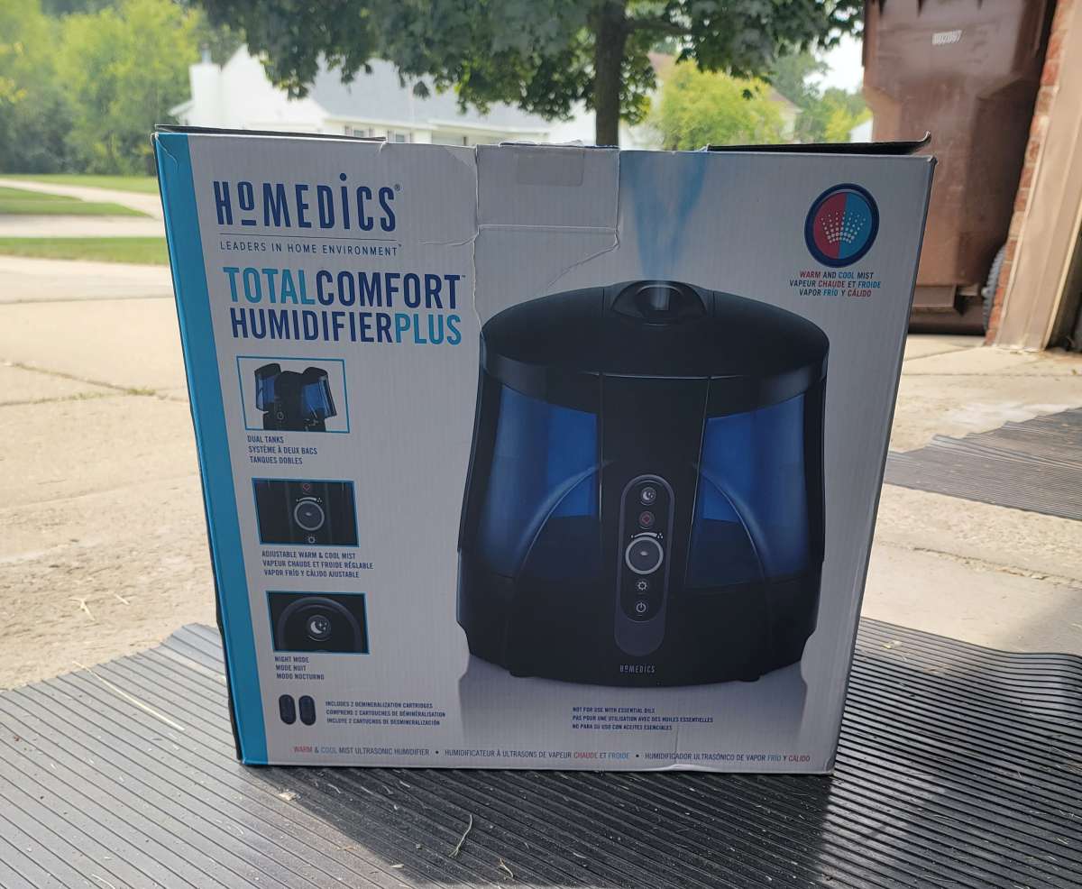 HoMedics Total Comfort Humidifier Plus Open Box