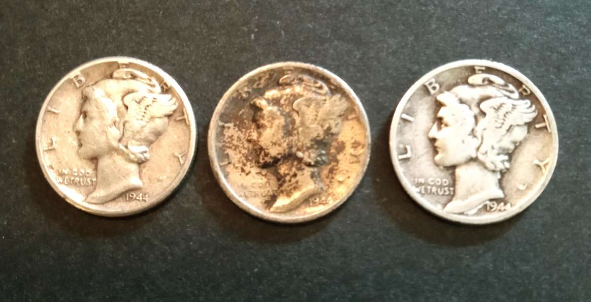 Set of 3 Liberty Dimes