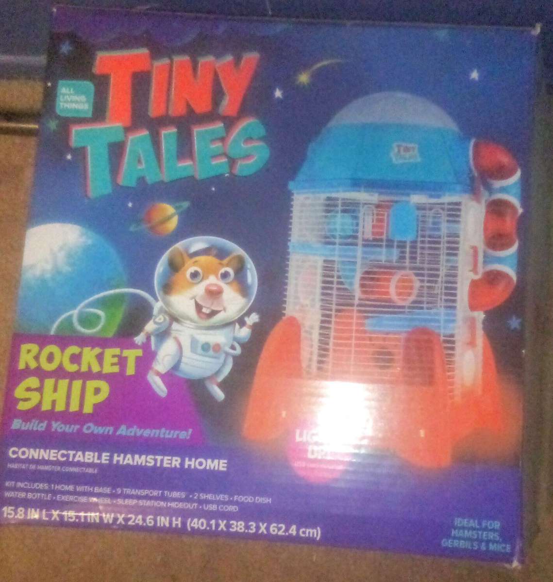 hamster spaceship cage