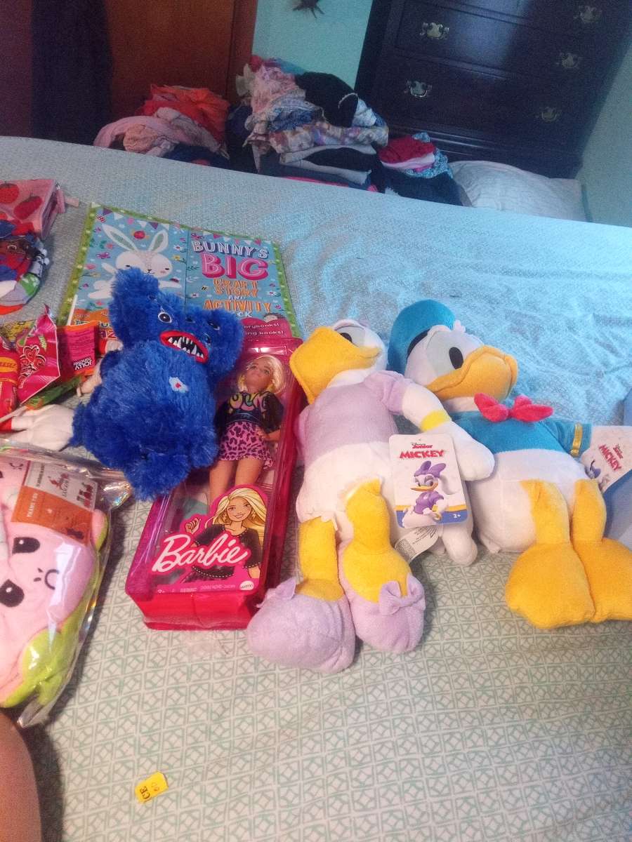 toys clothes shoes book six little school stuff band aid