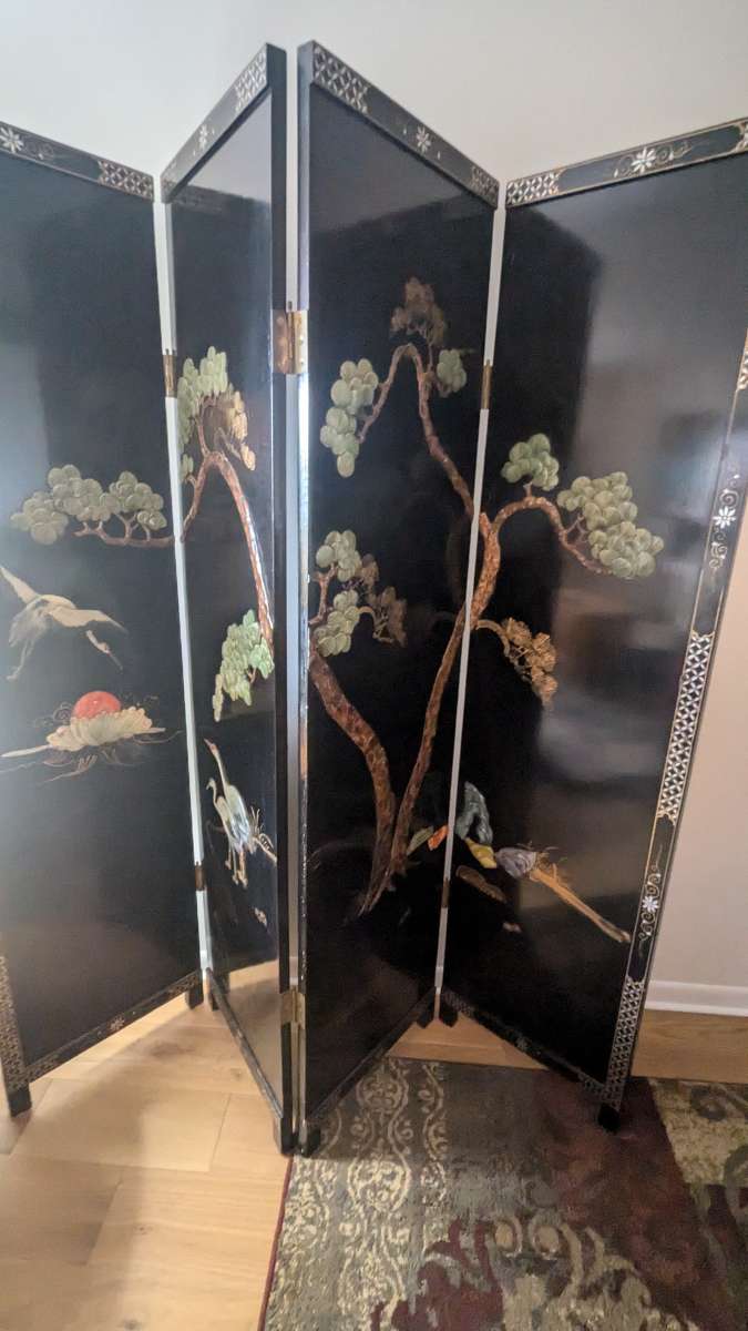 Chinese folding screen