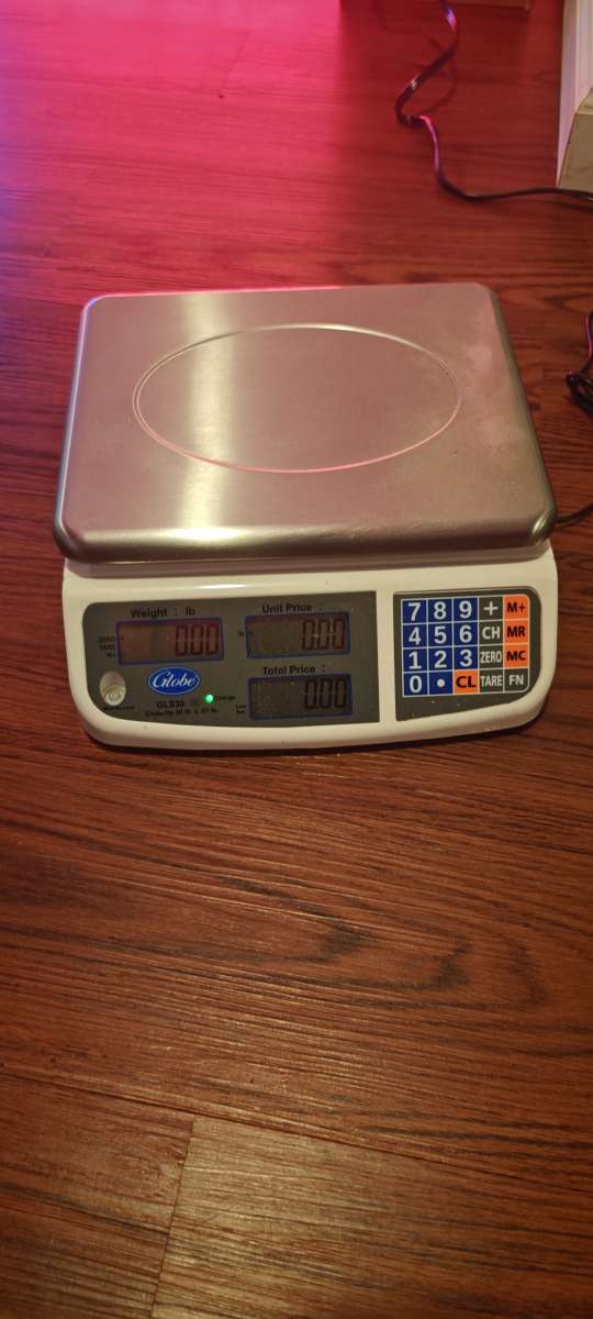 Globe GLS30 30LB Price Computing Scale with Dual Light Up LC