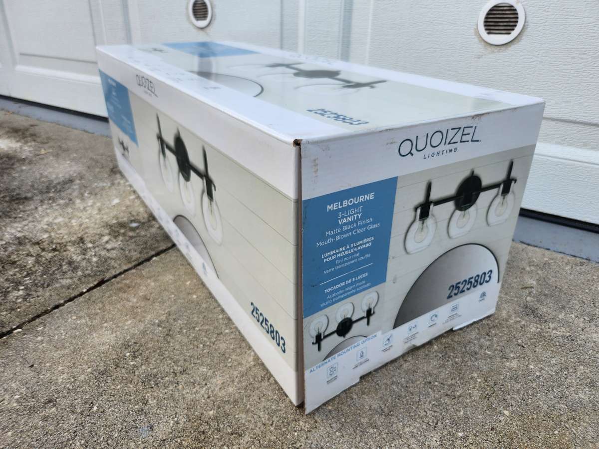 Quoizel Melbourne 3 Light Vanity Light