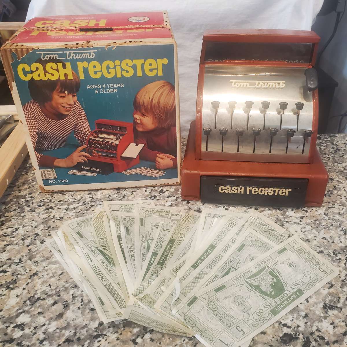 1970s vintage Tom Thumb Cash Register