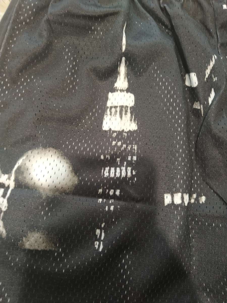 Eric Emanuel Black Skyline Shorts Size Medium