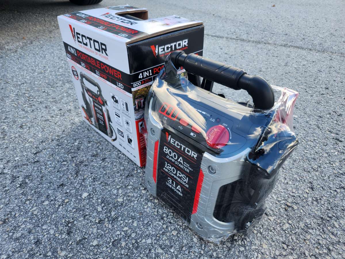 Vector 4 In1 Portable Jump Starter