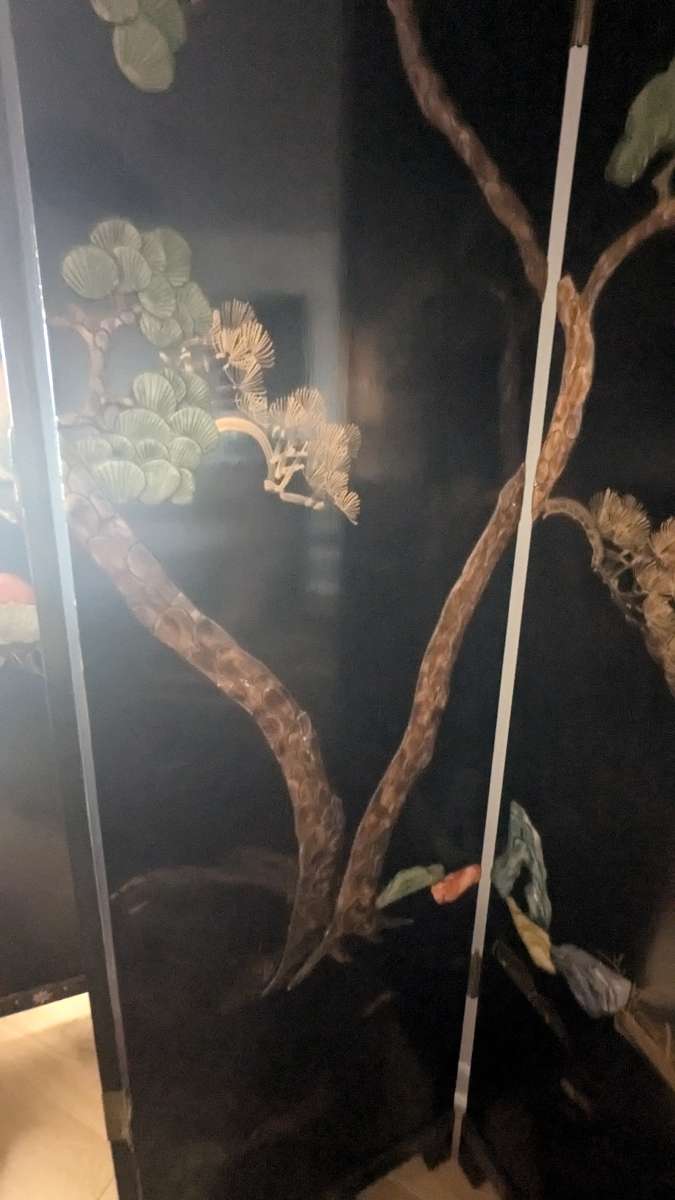 Chinese folding screen