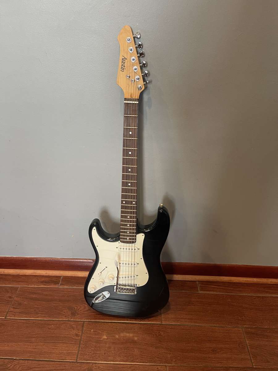 Austin left handed electric guitar