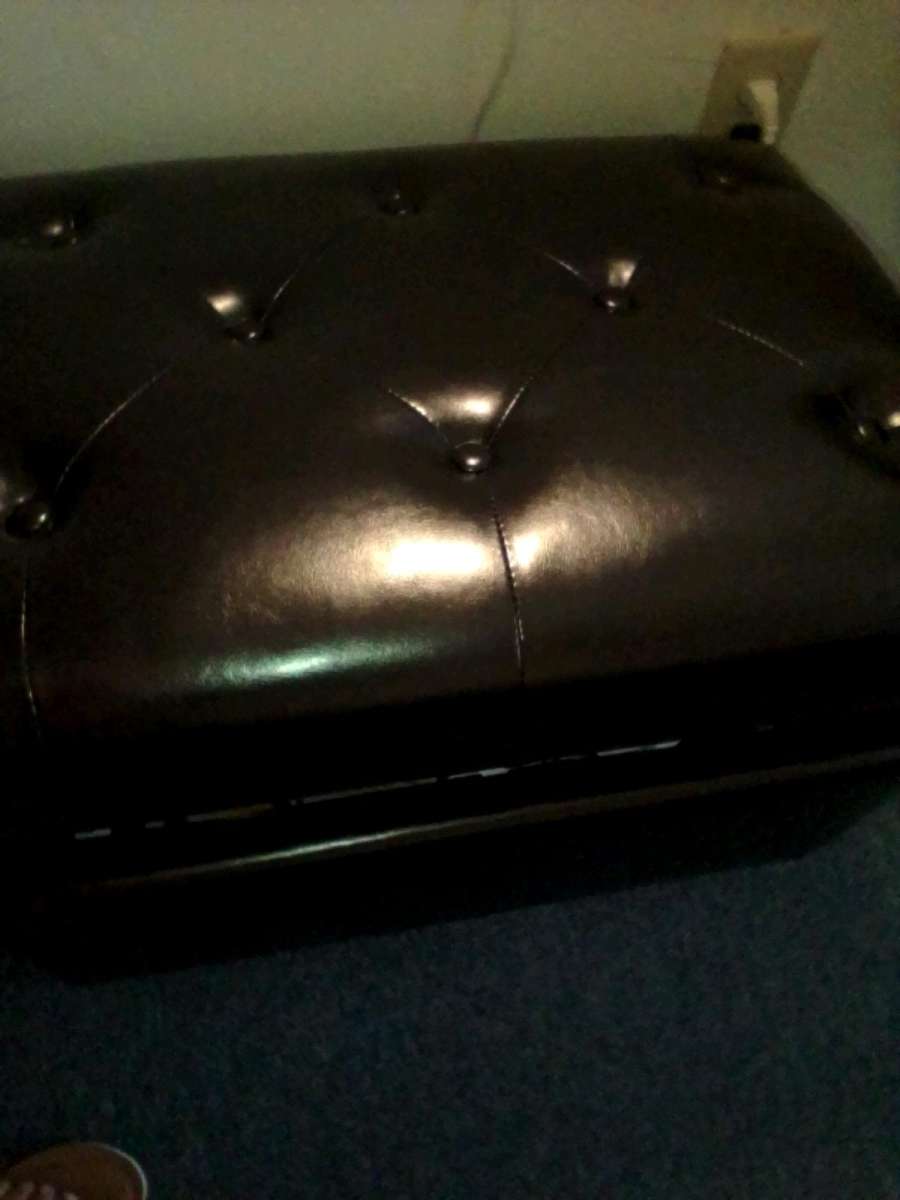 black brand new Ottoman