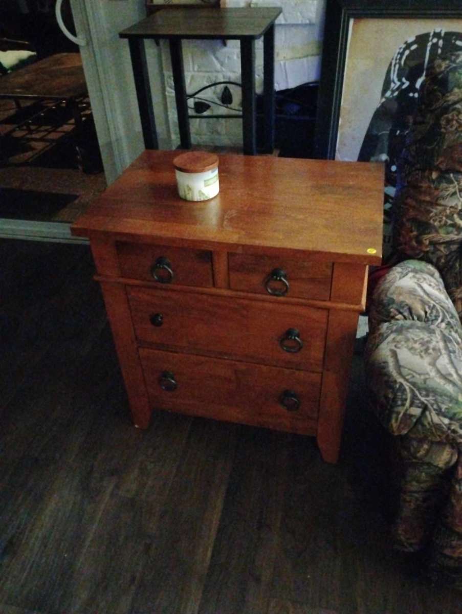 solid wood night stand or dresser