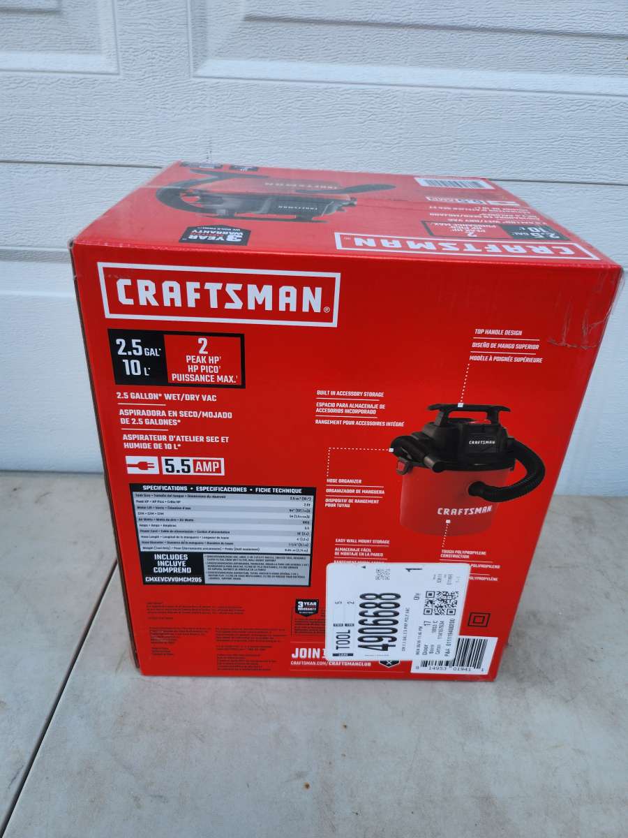 Craftsman Wet Dry Vac