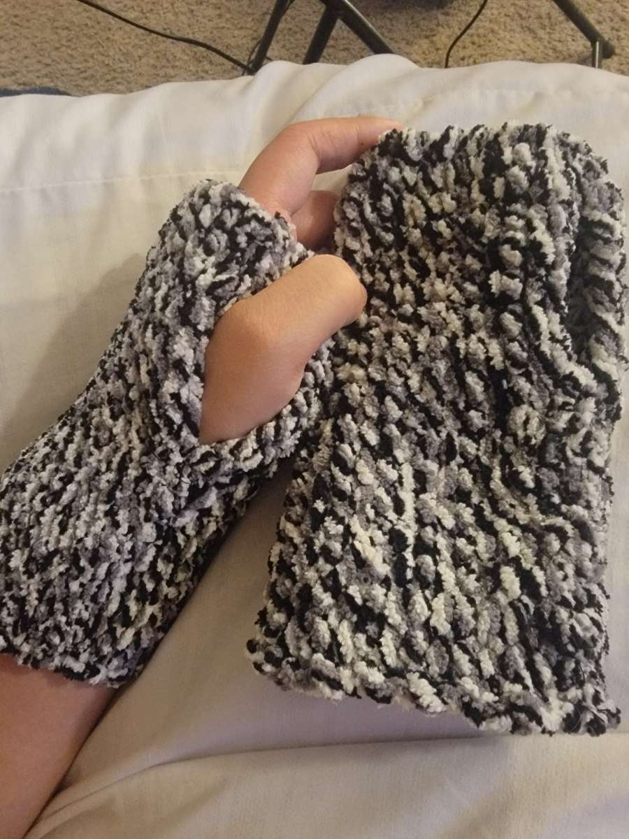 handmade Knitted Handwarmers