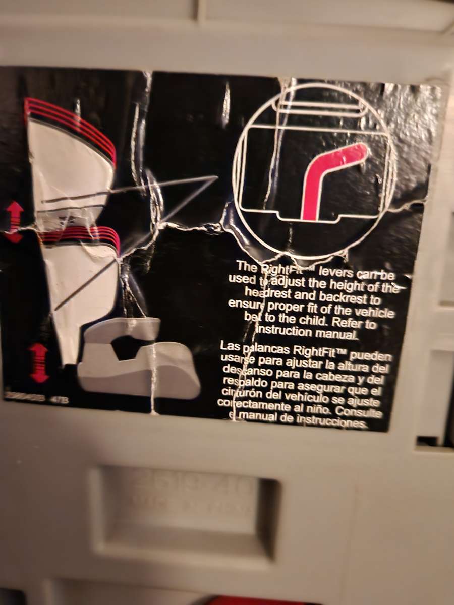 hight back booster seat