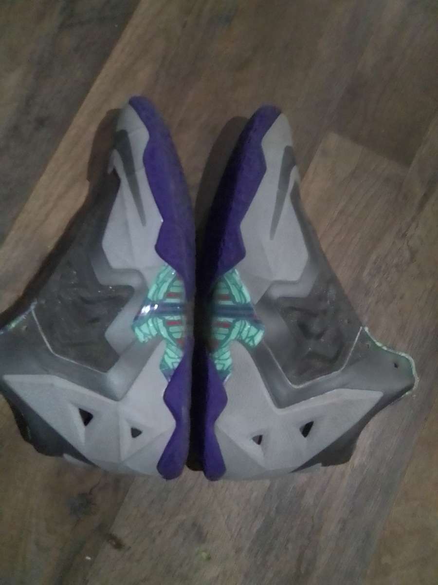 Nike Lebron 11 GS Terracotta Warrior basketball shoes