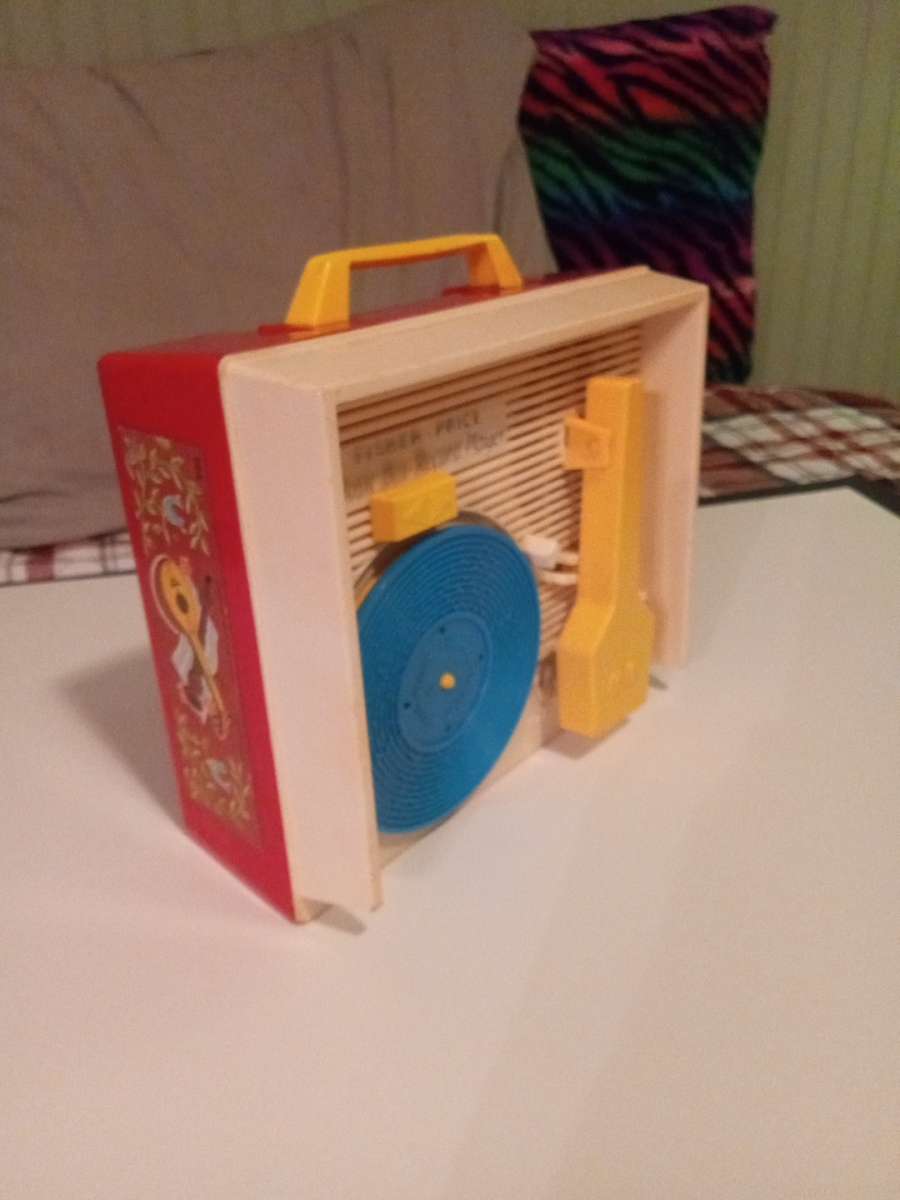 Fisher Price Music Record Player with five records