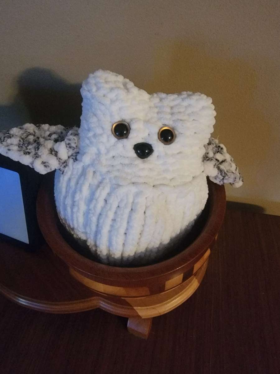 Handmade Knitted Owl