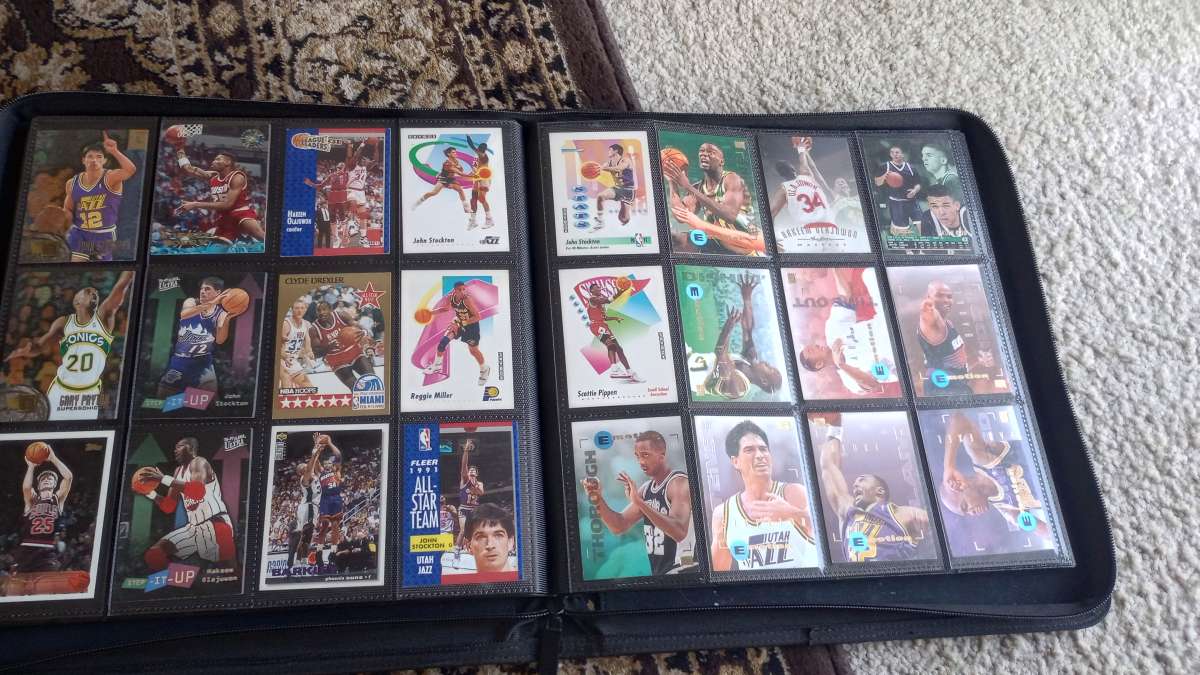 Basketball and Football Collectors Cards