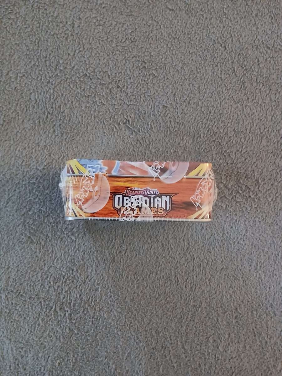 Pokemon Scarlet And Violet Obsidian Flames Tin Box 2024